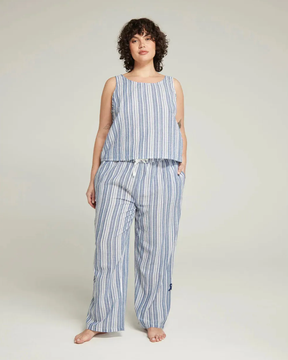 Nudea - Tank French Navy Stripe